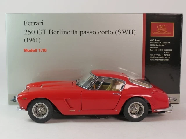 CMC Ferrari 250 GT Berlinetta passo corto (SWB) 1961 (Neuf avec emballage d'origine) à Vevey