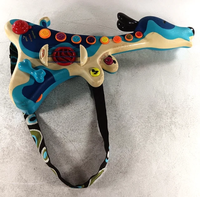 B TOYS BY Battat Woofer Dog Guitar Puppy Kids Musical Hound Instrument