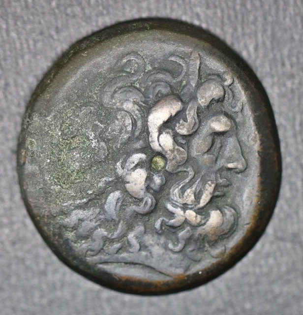 Ptolemaic Egypt 246 - 222 BC Hemidrachm Coin Ptolemy III ~ 32.5 mm ~ 35.4 Grams