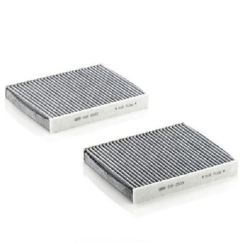 MANN-FILTER CU 2533-2 Filtro Aria Abitacolo (Set Da 2) - Qualità Originale, Per Auto