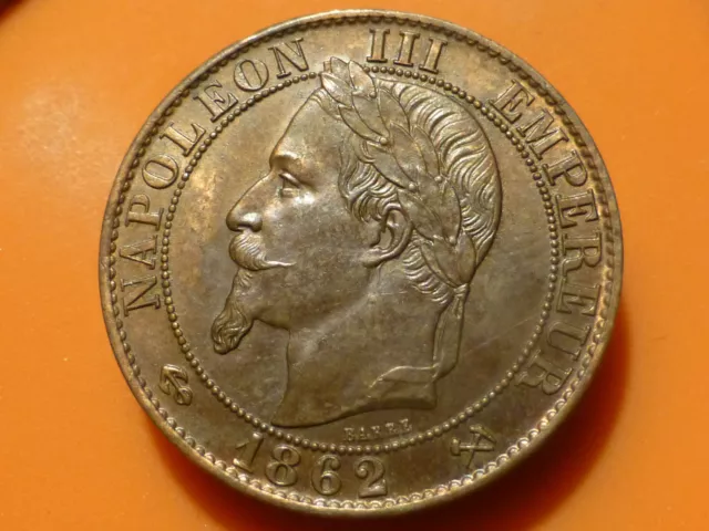 5 Centimes - Napoleon Iii - 1862 K - Introuvable En Qualite Sup++ !