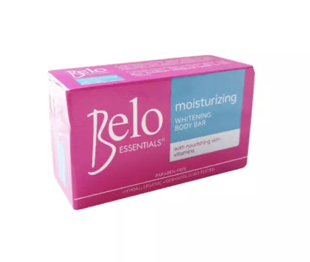 Belo Essentials Moisturising Vitamins Halal Whitening Body Bar Soap - 135g