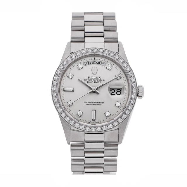 Rolex president sales oro bianco
