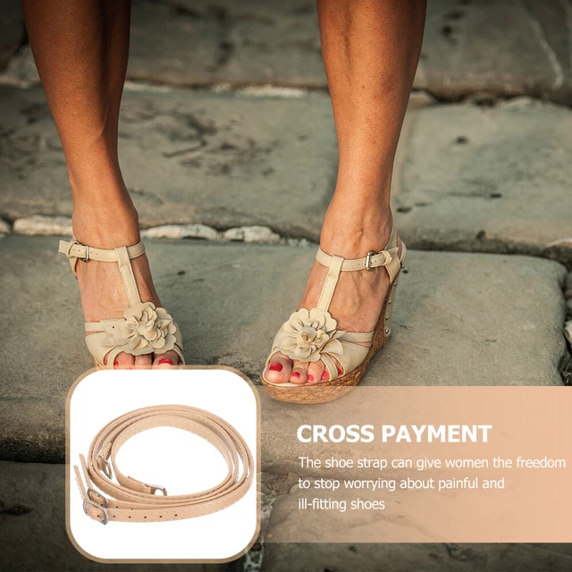 WOMEN ANKLE STRAP Heel Buckle Extender Straps Shoelaces Band Miss £4.69 PicClick UK