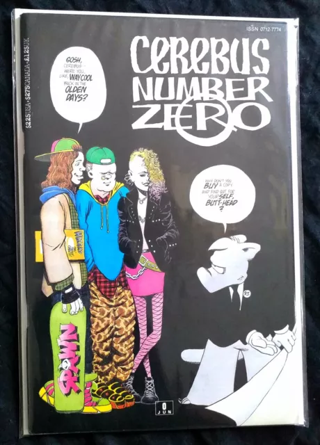 CEREBUS NUMBER ZERO #0, VF, Aardvark-Vanaheim (1993)