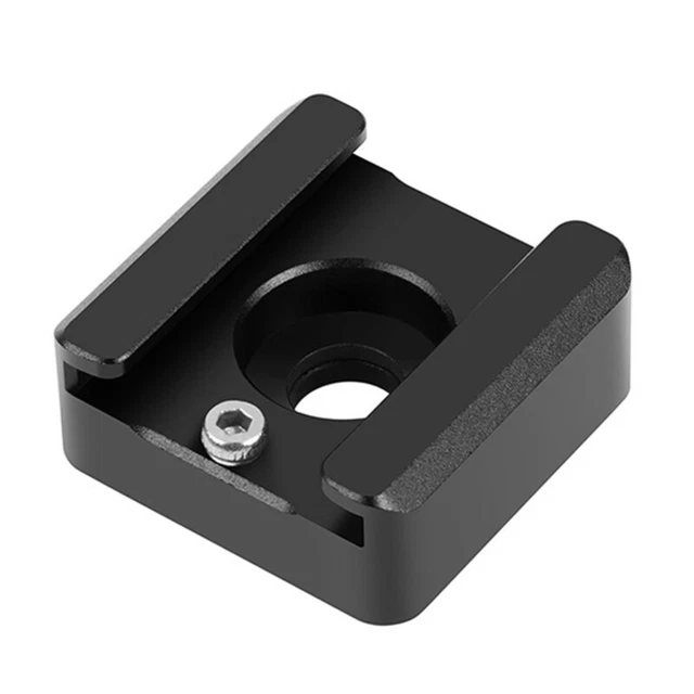 Adaptador de montaje de zapato frío flash soporte de zapato frío adaptador de montaje de 1/4" tornillo