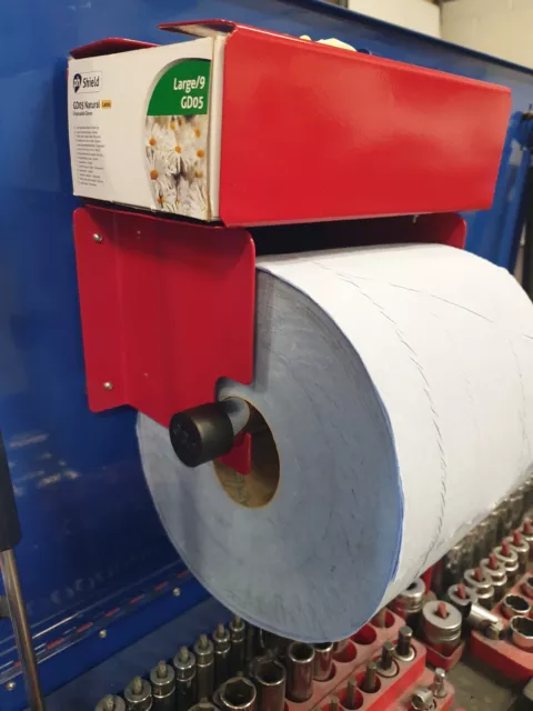 Cassetta degli attrezzi Portacarta con supporto scatola guanti da lavoro con supporto magnetico