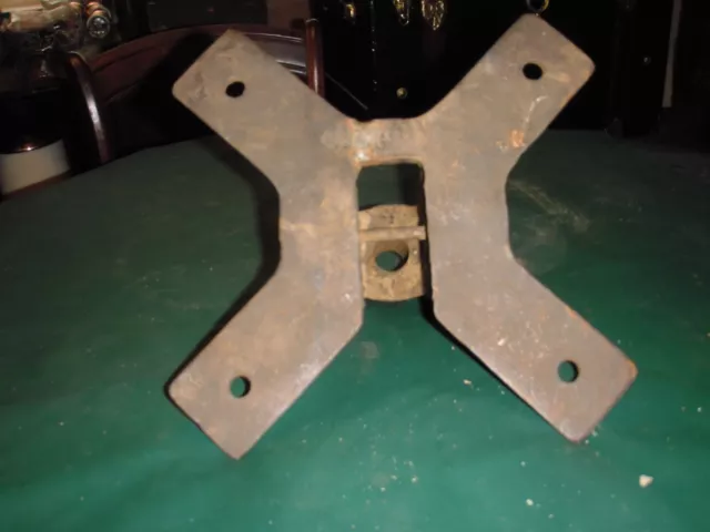 Antique Kochs Wood Barber Chair Part-Chair Bracket For The Piston -In Good Shape