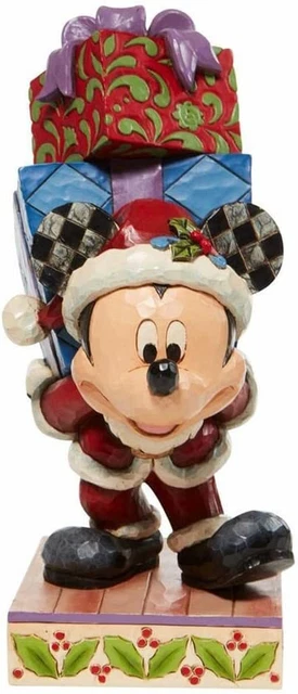 Jim Shore Disney Traditions Mickey Mouse Gifts Here Comes Old St. Mick Figurine Jim Shore Disney Traditions Mickey Mouse Gifts Here Comes Old St. Mick Figurine