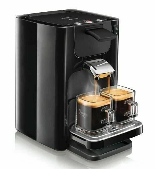Machine à café Philips Cafetière à dosettes Senseo Quadrante Noir 1.2 litres