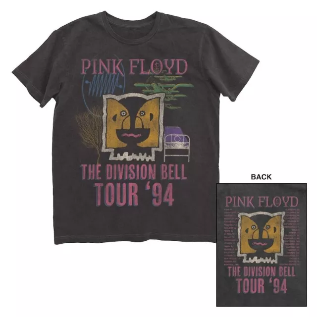 PINK FLOYD -Division Bell Tour 94 - T-shirt vintage unisex 1994, lato oscuro della luna