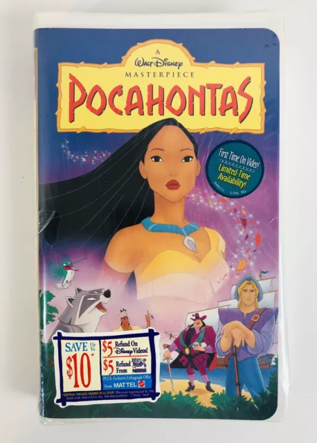 Walt Disneys Pocahontas (1996) VHS First Time On Video Brand New Factory Sealed!