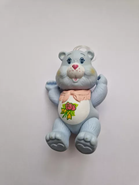 10Cm Vintage 1980'S Agc Grams Grandma Care Bears Poseable Bear Figure