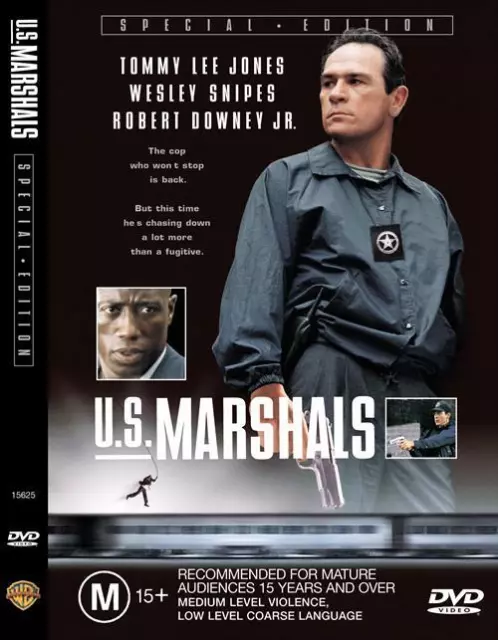 . MARSHALS DVD 1998 Region 4 FREE SHIPPING Tommy Lee Jones Wesley Snipes  US $ - PicClick AU