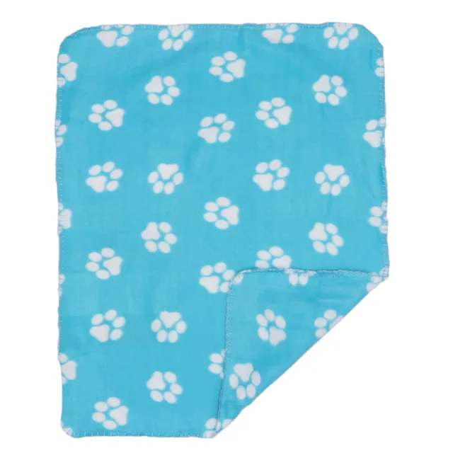 Pet Blanket for Dog Cat Animal Paw Double-sided Fleece Blankets All Year Round
