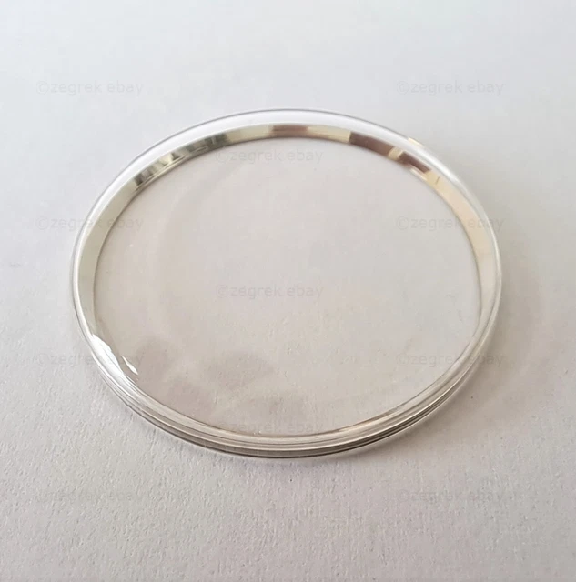 Verre De Montre ROBUR – 30 Mm – Bague Chromée – Frette – Acrylique – Neuf