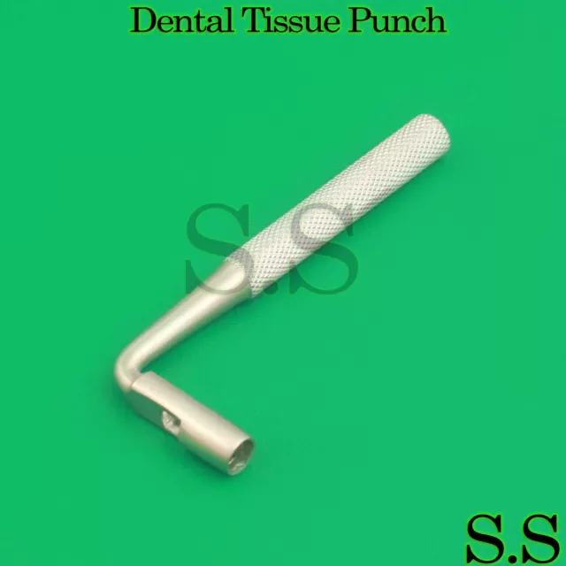 3× Dental Tissue Punch 4mm Angled L Shape Surgical Instruments