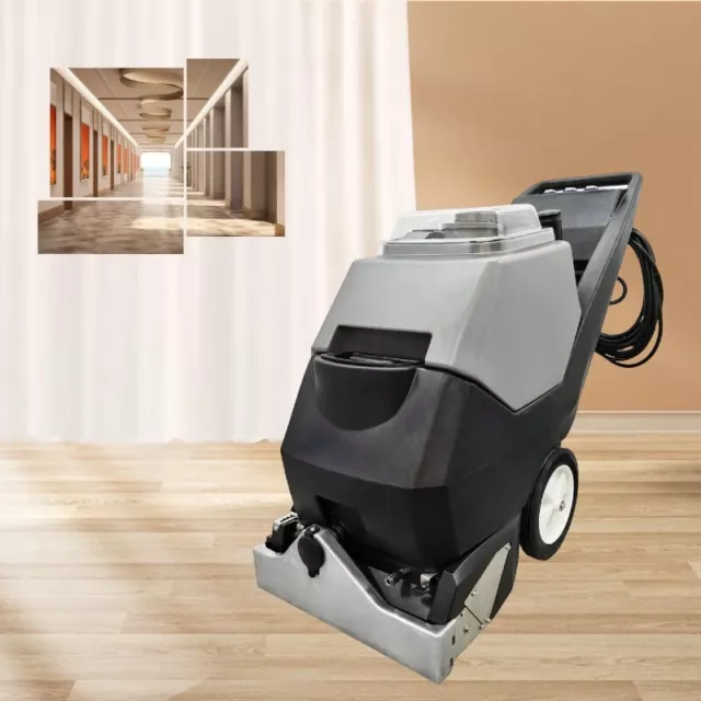 Commercial Hand-pushed 3-in-1 Cold & Hot Water Carpet Extractor Cleaning Machine