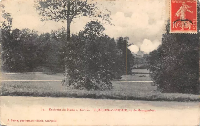CPA Environs du Mesle-S/Sarthe St-Julien-s/-SARTHE, vu de Monygoubert  (144337)