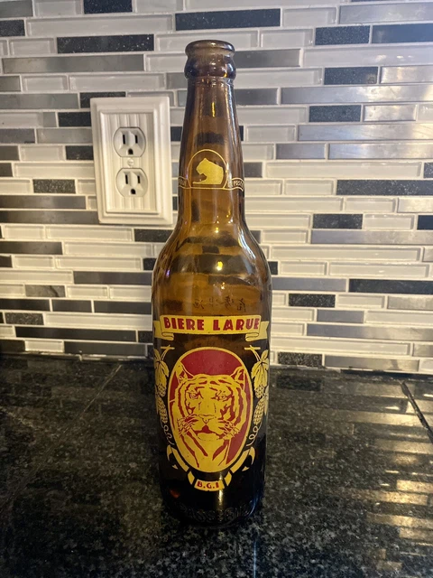 1972 Beer bottle 11” tall SaiGon Beer (Vietnam Bottle)