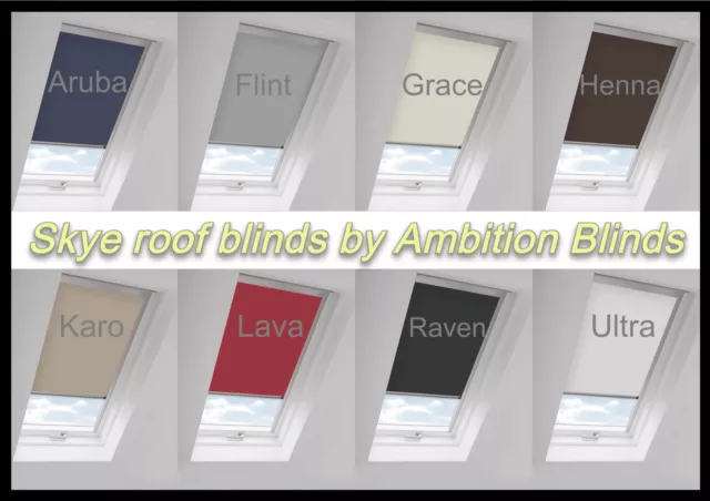 Blackout Thermal Skylight Roller Blinds For Keylite Windows With T Or P Codes