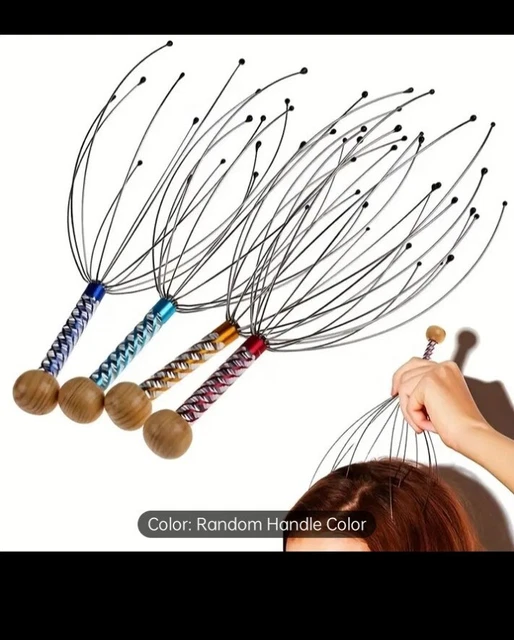 1pc Octopus Scalp Massager Munual Head Massager