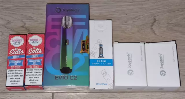 JOYETECH Evio C2 E Zigarette Mehrweg Nachfüllbar inkl. 2 x Liquid Coils Pods