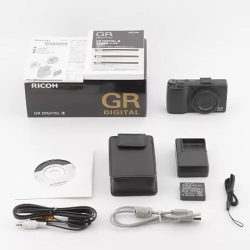 [NEAR MINT IN BOX] [5000 SC] RICOH GR DIGITAL III 10.0MP Digital Camera FASTSHIP