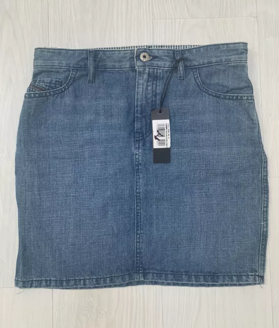 Diesel denim mini skirt size 27 Brand New With Tag