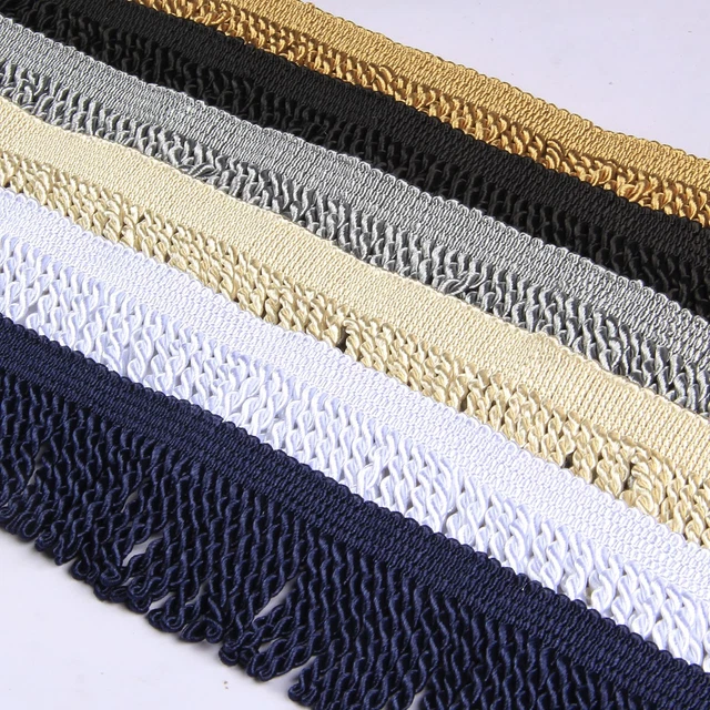 2.5'' Fringes Bullion Fringe Trim Fabric Trims DIY Craft-5 Colors [10 Yards]
