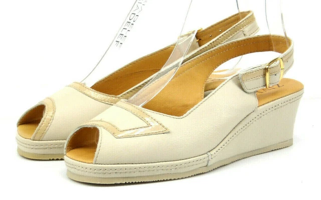 SCARPE SANDALI SIGNORA donna anziana moda comoda plantare pelle