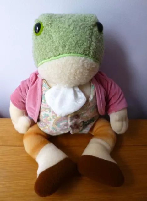 Eden Jeremy Fisher Frog Beatrix Potter Peter Rabbit Soft Plush Toy 11"