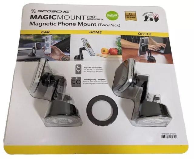 Scosche MagicMount Pro2 Window/Dash Car Magnetic Phone Mount Magsafe Compatible