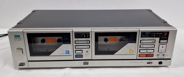 SANSUI D-90 TAPE/CASSETTE DECK SERVICED +NEW BELTS +LED UPGRADE WORKS A