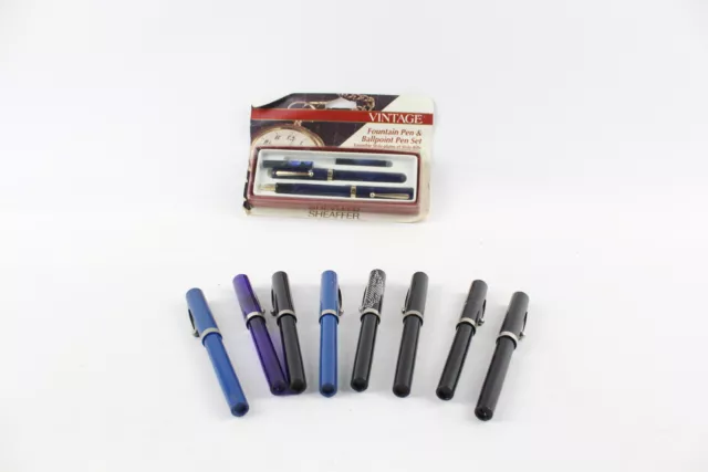 Sheaffer No Nonsense Fountain Pens Inc Steel Nibs Etc x 10 Sheaffer No Nonsense Fountain Pens Inc Steel Nibs Etc x 10
