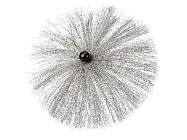 Wohler 19125 - Stainless Steel, Threaded Brush, Bristle, 10 inch