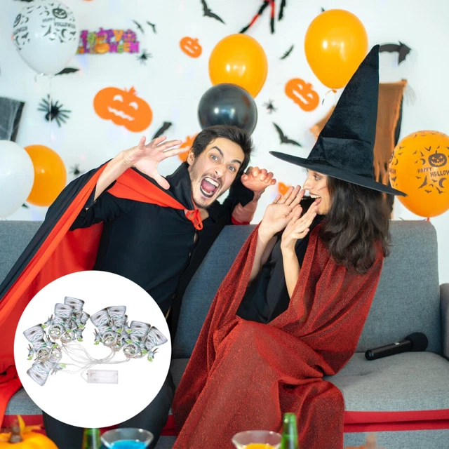 Luci stringhe LED Halloween luci di Halloween decorazione Halloween oggetti di scena decorazione esterna
