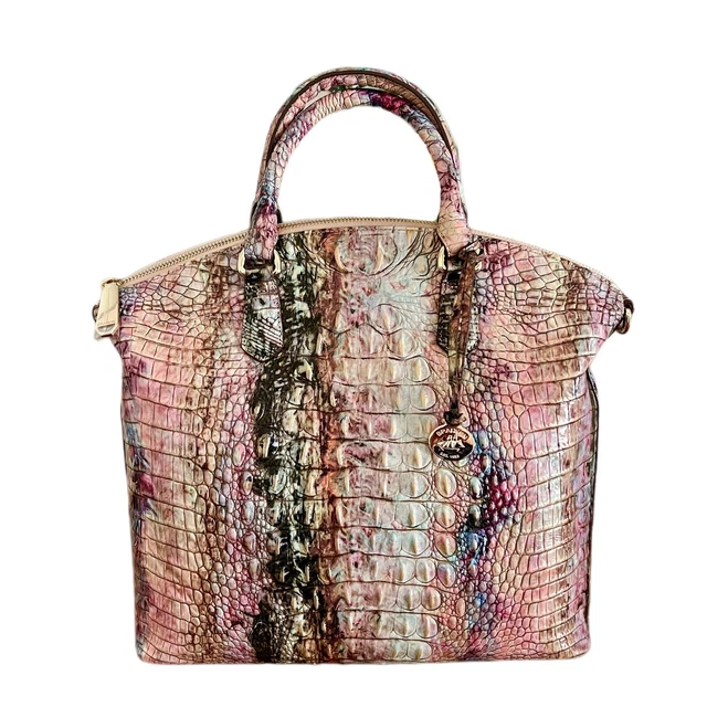 BRAHMIN LG DUXBURY SATCHEL Opal Melbourne ONE OF A KIND Gorgeous