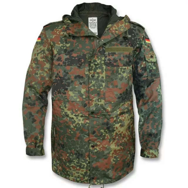 Parka Armée Allemande taille M camouflage Flecktarn bundeswehr