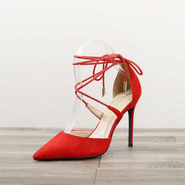 Thin Heels Wedding Banquet Stiletto High Heel Strap Heels Shallow Mouth