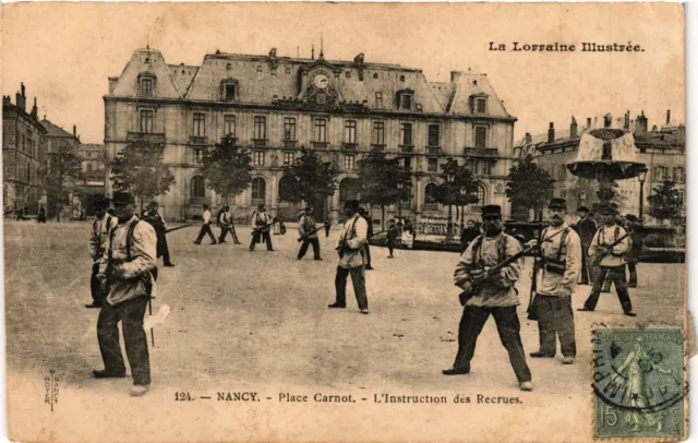 CPA NANCY - Place Carnot - L'Instruction des Recrues (386146)