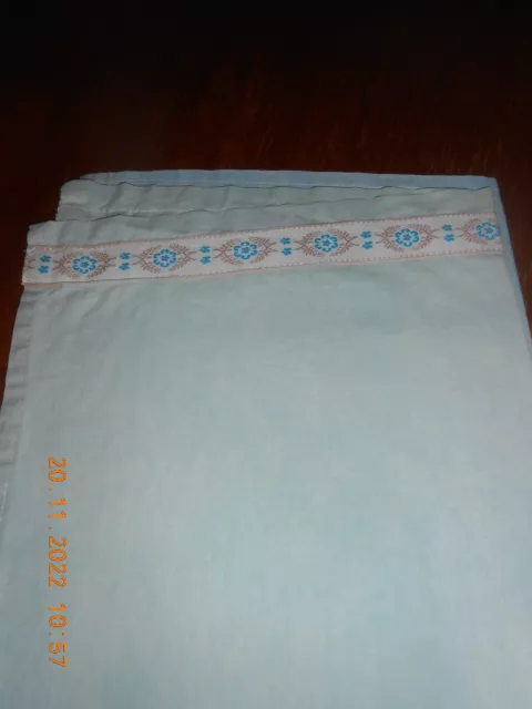 DRAP POUR LANDAU ou berceau de poup e vintage 70 cm X 47 cm EUR 4