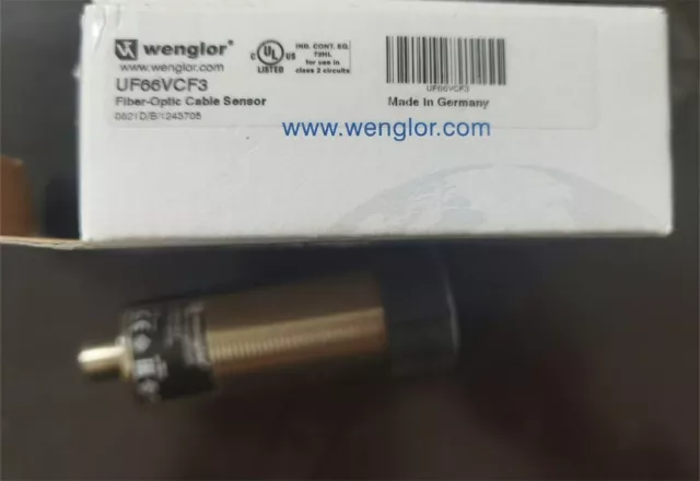 Wenglor  Uf66Vcf3  Fiber Optic Cable Sensor . 10-30Vdc New In Box Dhl/Ups