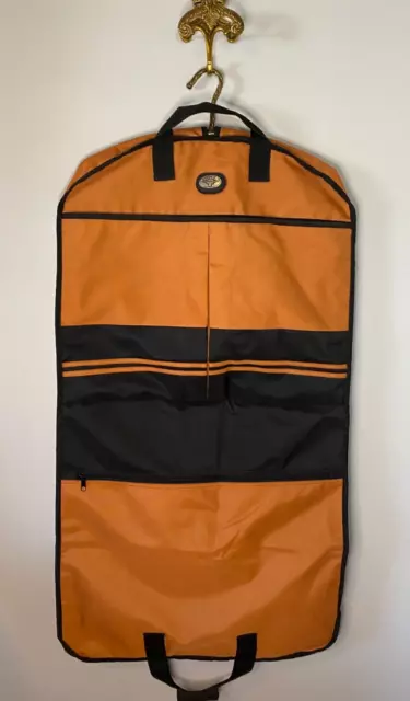 TEXAS LONGHORNS Orange GARMENT BAG Hanging Folding Travel Luggage Valet 38 x 20