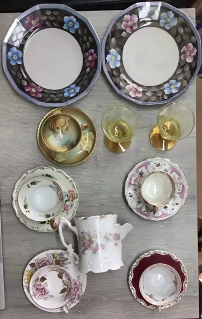 (LOT OF 15) Vintage Bone China Items & more - SEE DETAILS - PRE OWNED