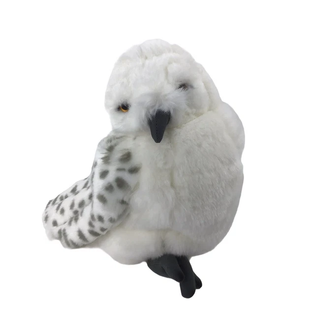 HARRY POTTER HEDWIG Owl Plush Hand Puppet Plush Swivel Head with sound