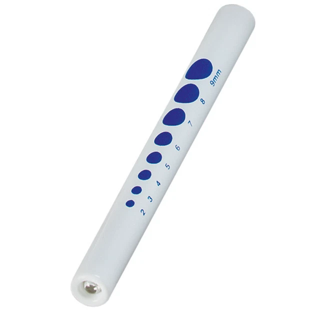 Prestige Medical Pupil Gauge Disposable Penlight 210 White