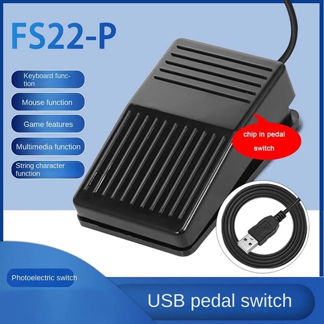 USB Foot Switch for B Ultrasound/Gastroscope/Color Ultrasound Programmable  O6Q7