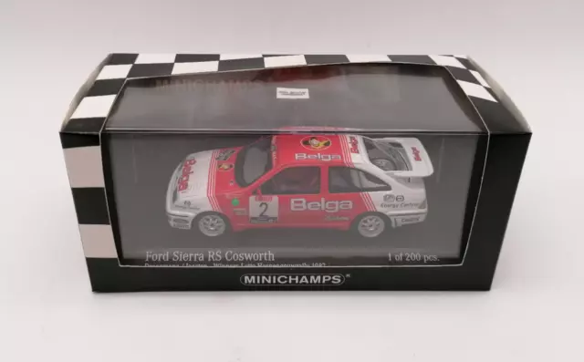 Ford Sierra RS Cosworth Haspengouwrally 1987 Droogmans / Joosten Minichamps 1:43