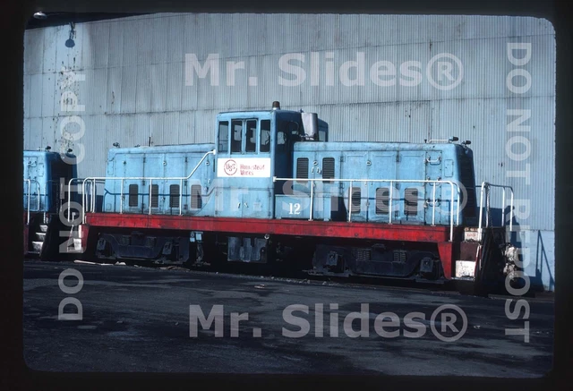 Original Slide U.S. Steel  Homestead Works GE100T 5712 In 1983 At Homestead PA